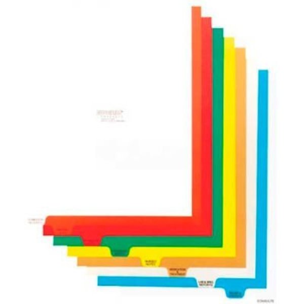 Omnimed Omnimed® Preprinted Poly Divider Set # 220906, Top Open, 14 Tab/Set 220906